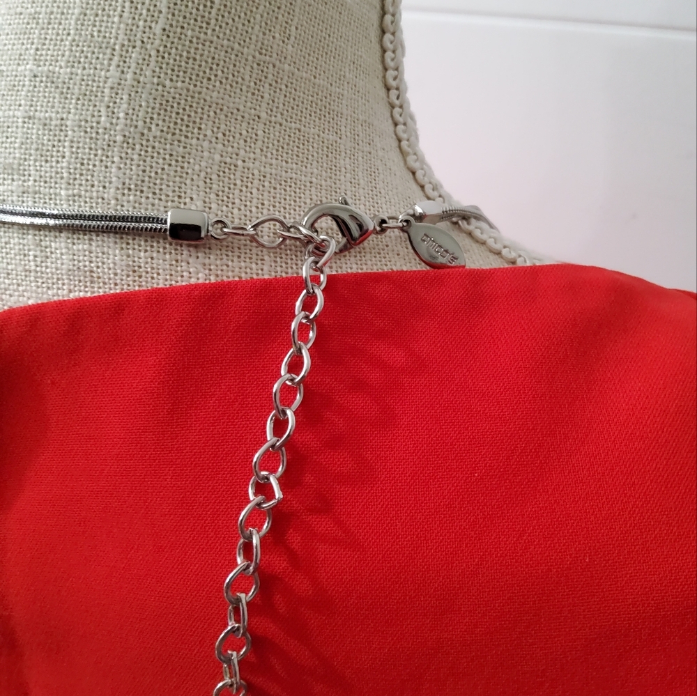 Chico's Silver Necklace - Picture 4 of 7